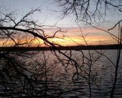 Solnedgang ved Nørresø Solnedgang ved Nørresø
