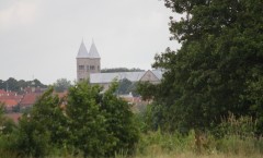 Viborg Domkirke set fra Søndersø siden