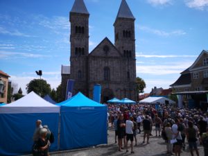 domkirkepladsen i viborg med postnords rytterindcheckning